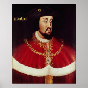 Porträt von John II von Portugal Poster