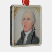 Porträt von John-Jay Ornament Aus Metall (Rechts)