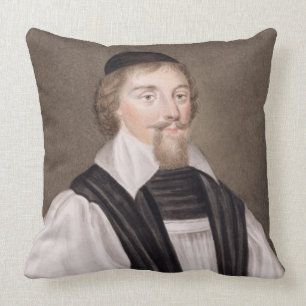 Porträt von John-Juwel-(1522-71) Bischof Salisbu Kissen
