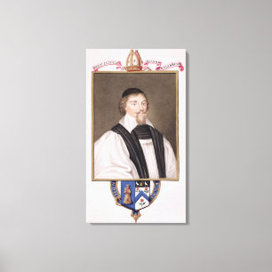 Porträt von John-Juwel-(1522-71) Bischof Salisbu Leinwanddruck