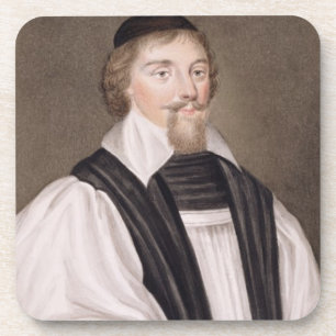 Porträt von John-Juwel-(1522-71) Bischof Salisbu Untersetzer