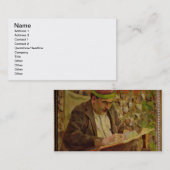 Porträt von John Maynard Keynes (1883-1946) (Öl O Visitenkarte (Vorne/Hinten)