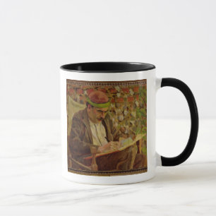 Porträt von John Maynard Keynes (1883-1946) (Öl  Tasse