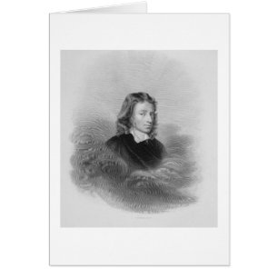 Porträt von John Milton (1608-74) graviert durch