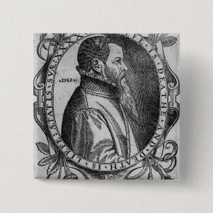 Porträt von John-Tag, Frontispiz Button