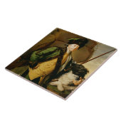 Porträt von John Whetham von Kirklington (1731-81) Fliese (Seite)