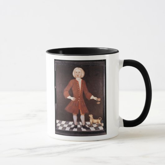 Porträt von Jonathan Bentham, c.1725 Tasse (Rechts)
