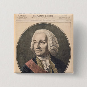 Porträt von Joseph Francis Dupleix Button