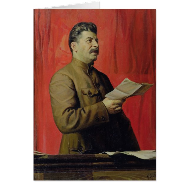 Porträt von Josif Stalin, 1933 (Vorne)