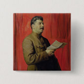 Porträt von Josif Stalin, 1933 Button (Vorderseite)