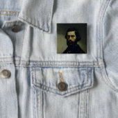 Porträt von Jules Valles c.1861 Button (Beispiel)