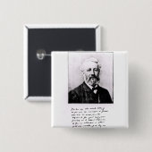 Porträt von Jules Verne Button (Vorne & Hinten)