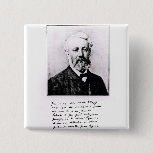 Porträt von Jules Verne Button (Vorderseite)