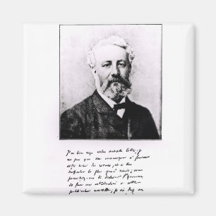 Porträt von Jules Verne Magnet