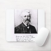 Porträt von Jules Verne Mousepad (Mit Mouse)