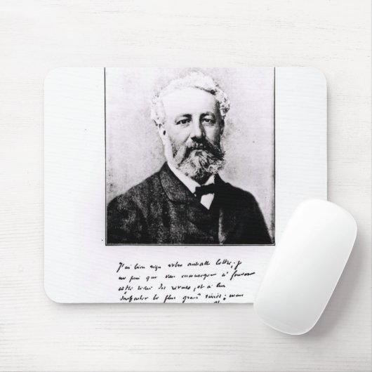 Porträt von Jules Verne Mousepad (Mit Mouse)
