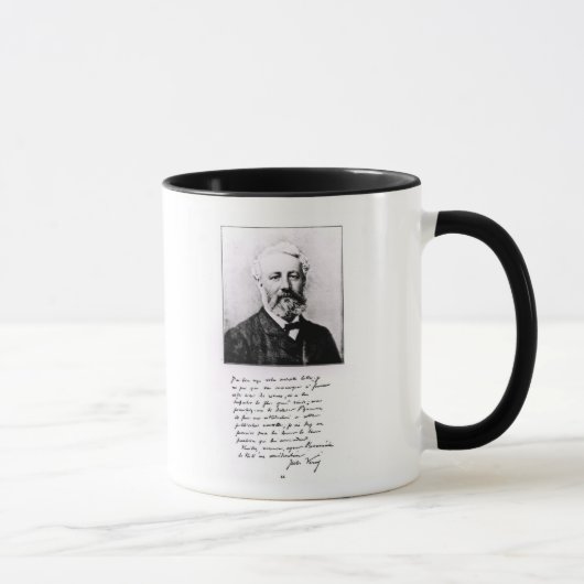 Porträt von Jules Verne Tasse (Rechts)