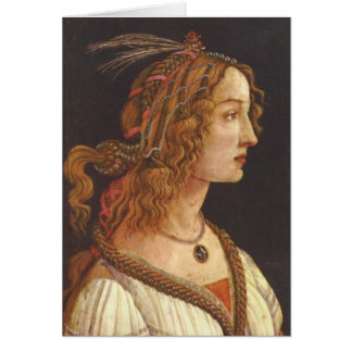 Porträt von junger Simonetta Vespucci