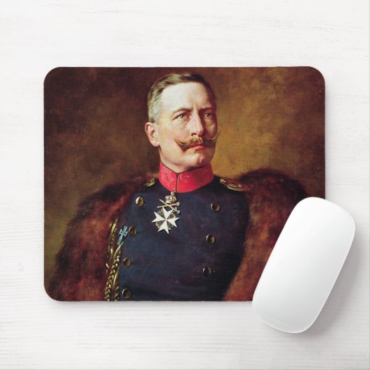 Porträt von Kaiser Wilhelm Ii Mousepad (Mit Mouse)