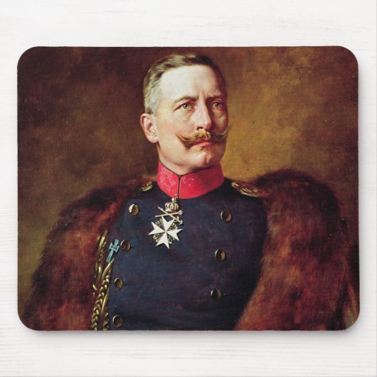 Porträt von Kaiser Wilhelm Ii Mousepad (Vorne)