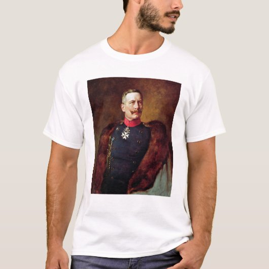Porträt von Kaiser Wilhelm Ii T-Shirt (Vorderseite)