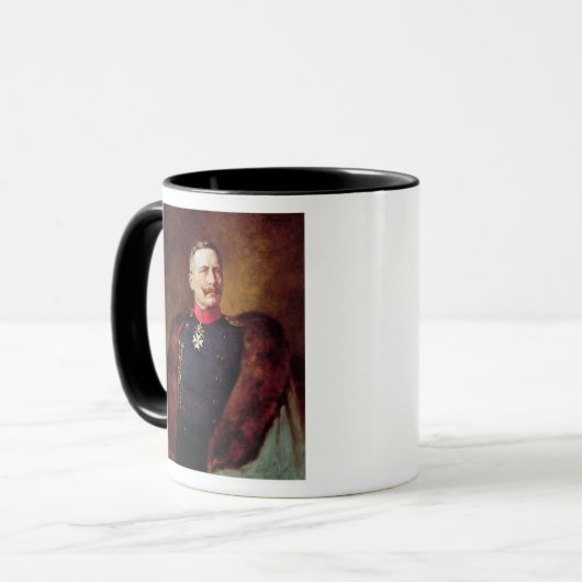 Porträt von Kaiser Wilhelm Ii Tasse (Vorderseite Links)