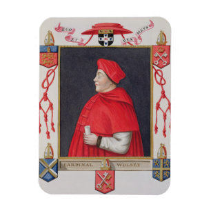 Porträt von Kardinal a Thomas Wolsey (c.1475-1530 Magnet