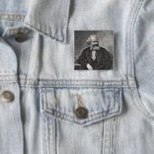 Porträt von Karl Marx 1857 Button (Beispiel)