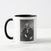 Porträt von Karl Marx 1857 Tasse (Links)