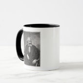 Porträt von Karl Marx 1857 Tasse (Vorderseite Links)