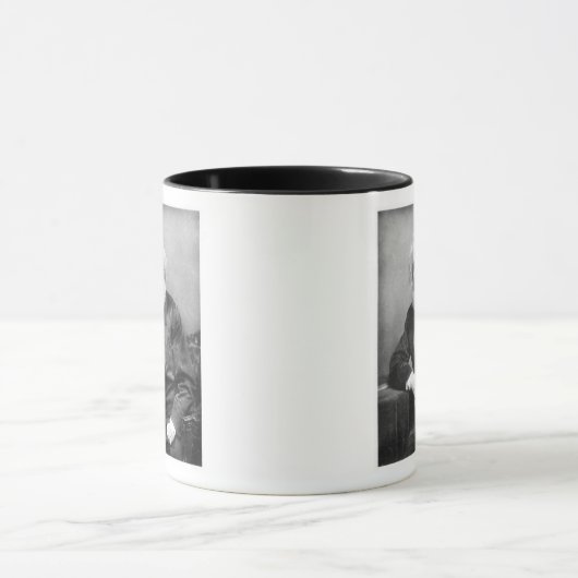 Porträt von Karl Marx Tasse (Zentrum)