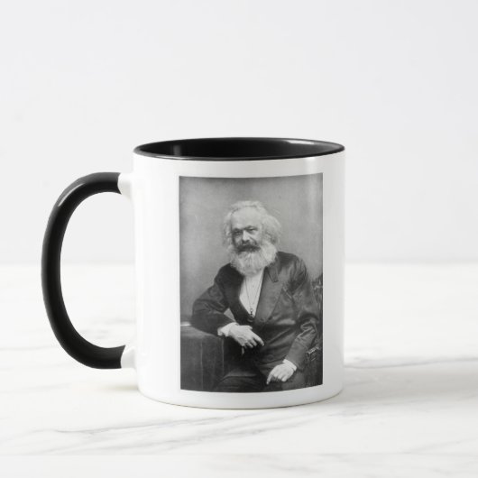 Porträt von Karl Marx Tasse (Links)