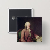 Porträt von Karl von Linnaeus Button (Vorne & Hinten)