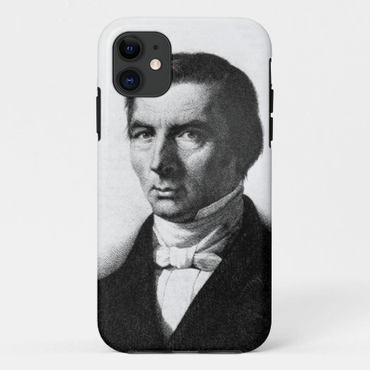 Porträt von klassischem liberalem Frederic Bastiat Case-Mate iPhone Hülle (Rückseite)