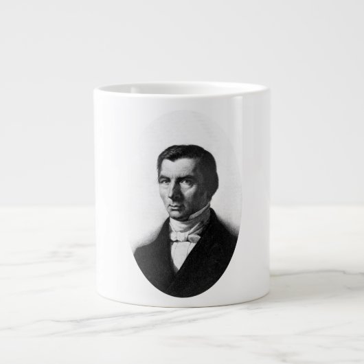 Porträt von klassischem liberalem Frederic Bastiat Jumbo-Tasse (Vorderseite)