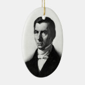 Porträt von klassischem liberalem Frederic Bastiat Keramik Ornament (Rechts)