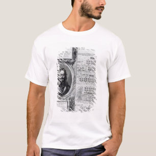 Porträt von König Charles I mit Diagrammen T-Shirt
