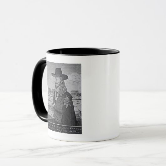 Porträt von König Charles I Tasse (Vorderseite Links)