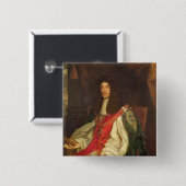 Porträt von König Charles II, c.1660-65 Button (Vorne & Hinten)
