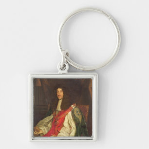 Porträt von König Charles II, c.1660-65 Schlüsselanhänger