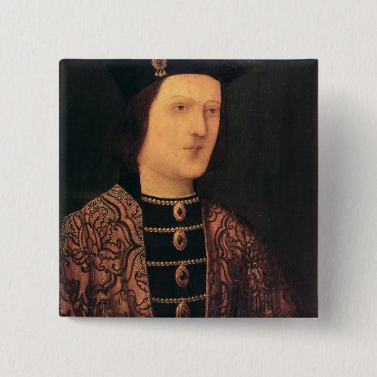 Porträt von König Edward IV von England Button (Vorderseite)
