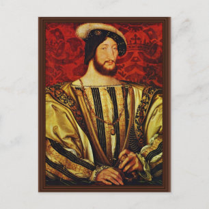 Porträt von König Franz I. von Frankreich, von Clo Postkarte