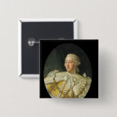 Porträt von König George III nach 1760 Button (Vorne & Hinten)
