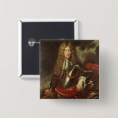 Porträt von König James II, c.1690 Button (Vorne & Hinten)