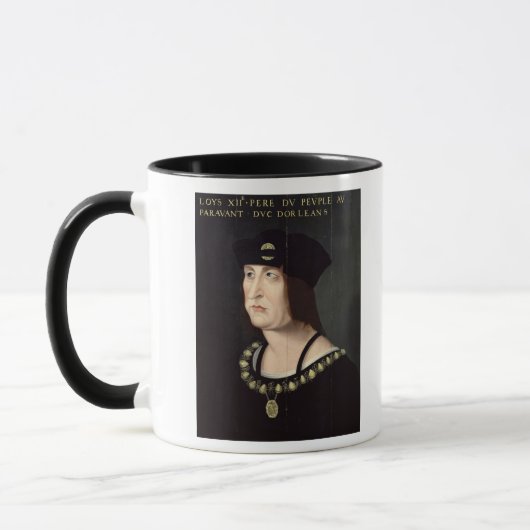 Porträt von König Louis-XII von Frankreich Tasse (Links)