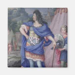 Porträt von König Louis-XIV von Frankreich Magnet