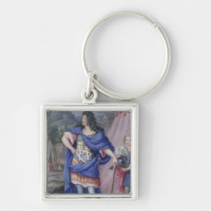 Porträt von König Louis-XIV von Frankreich Schlüsselanhänger