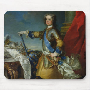 Porträt von König Louis-XV von Frankreich, c.1727 Mousepad
