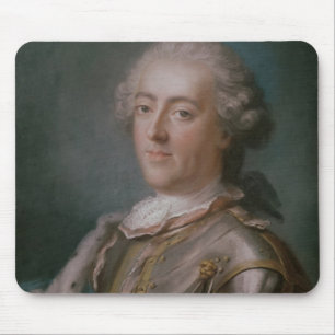 Porträt von König Louis-XV von Frankreich Mousepad