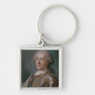 Porträt von König Louis-XV von Frankreich Schlüsselanhänger